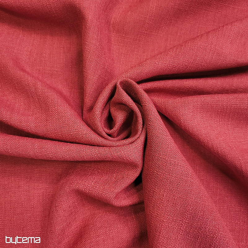 Dekorační látka VALS ČERVENÁ