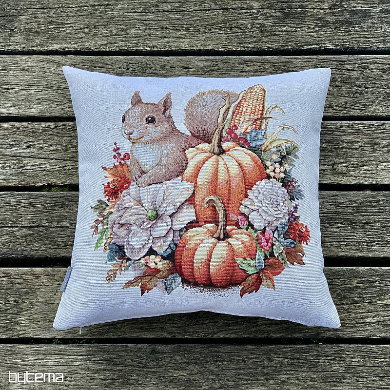 Gobelínový povlak na polštář DÝNĚ A VEVERKA