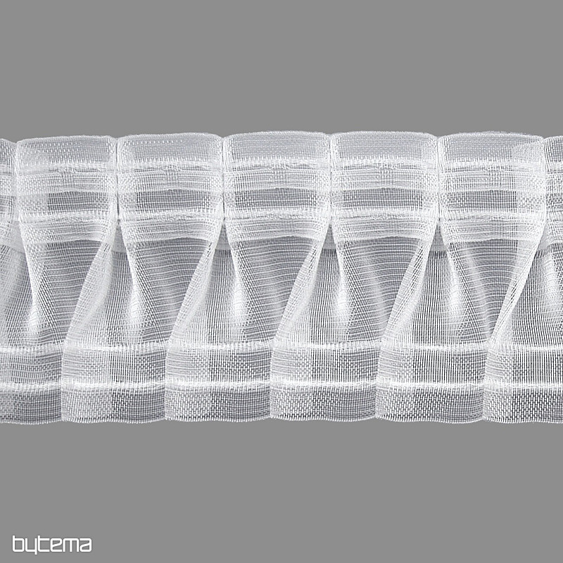 Řasící stuha na záclonu CIKCAK 8 cm, 1:2