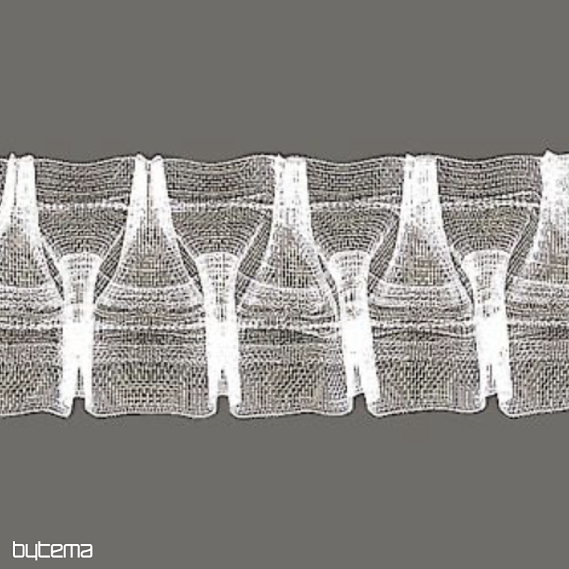 Řasící stuha na záclonu CIKCAK 5 cm, 1:2