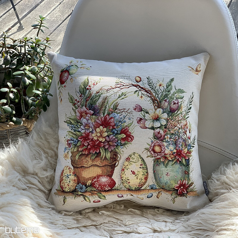 Velikonoční dekorační povlak VELIKONOČNÍ POLIČKA