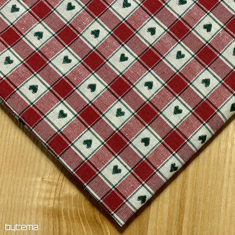 Ubrus a šál  MAXI CORET červený