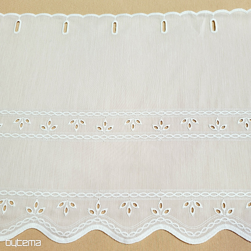 Záclona na vitrážku GERSTER 11885 smetanová