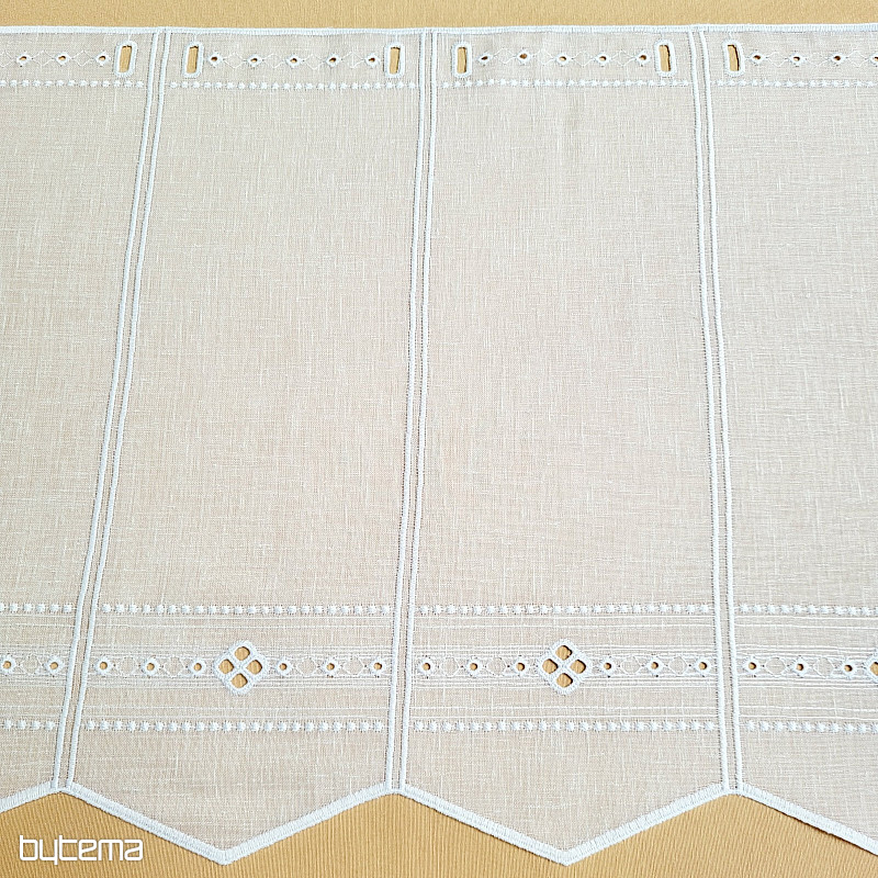 Záclona na vitrážku GERSTER 11884  bílá