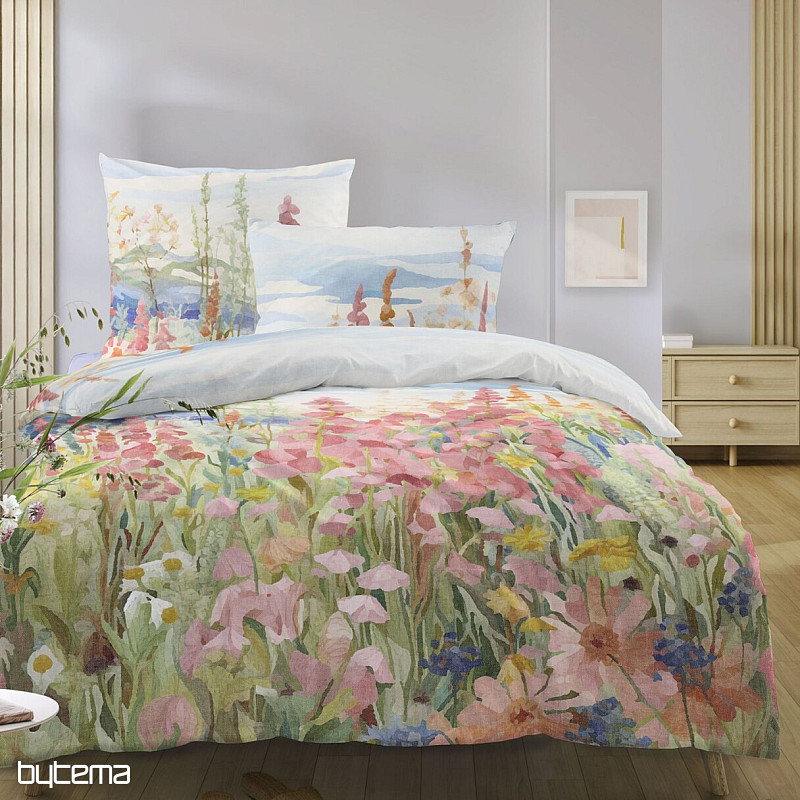 IRISETTE luxusní bavlněný satén WAVE 8689-90 Náprstníky