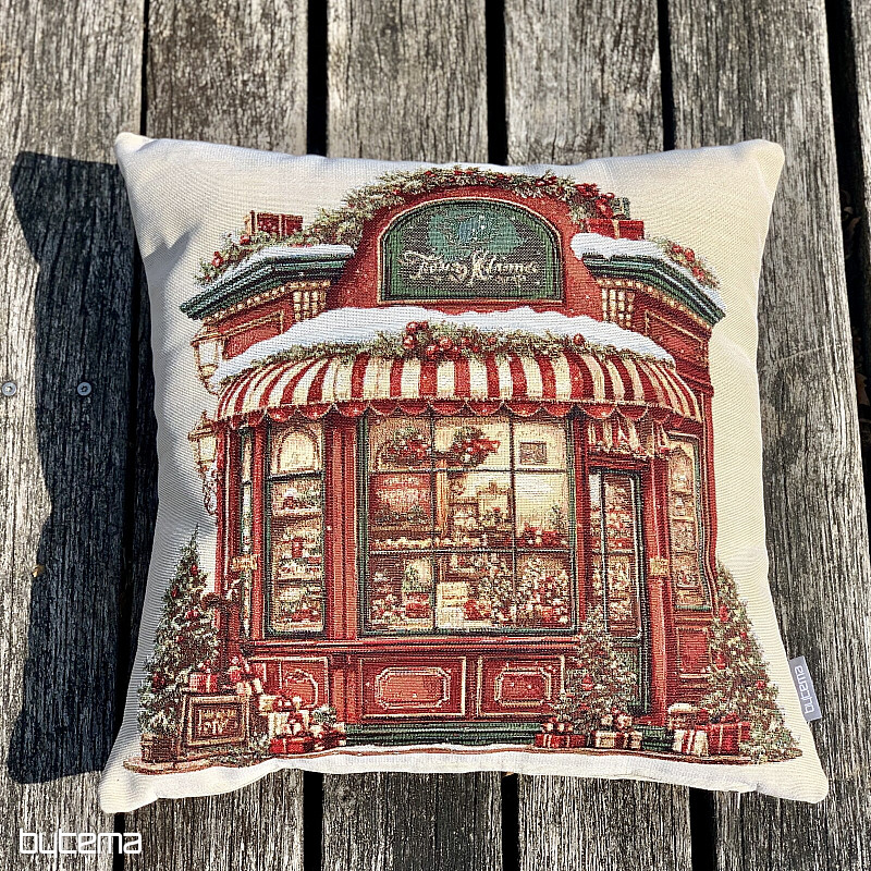 Vánoční dekorační povlak VÁNOČNÍ KRÁMEK