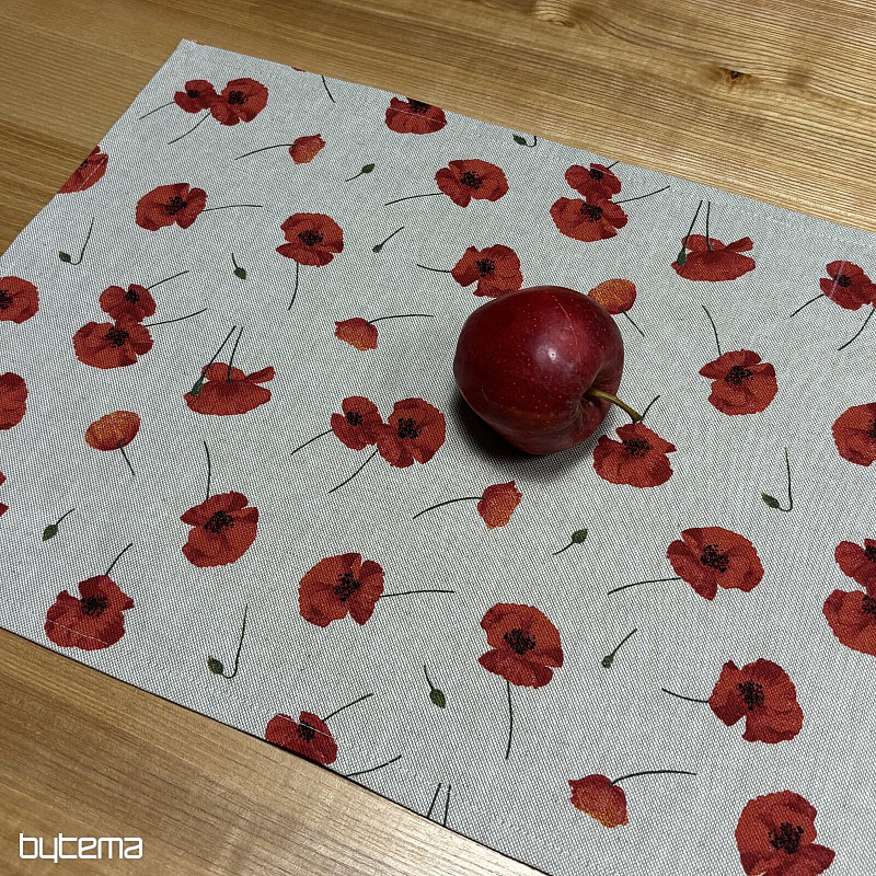 Prostírka VLČÍ MÁK POPPY