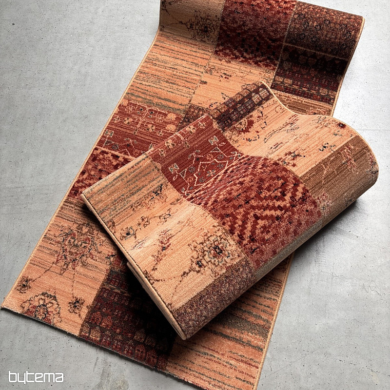 Luxusní vlněný běhoun ROYAL PATCHWORK cream
