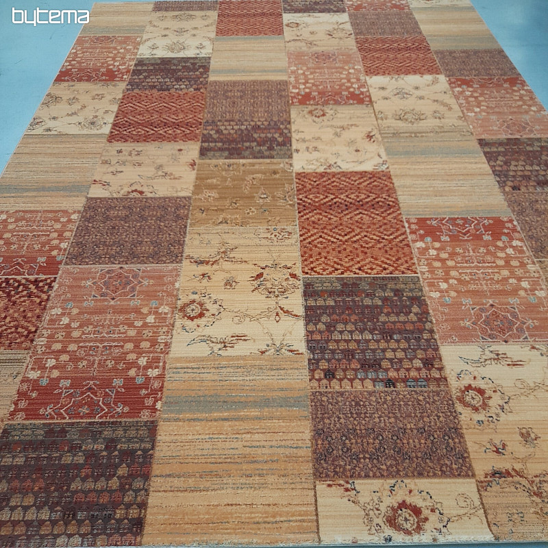 Luxusní vlněné koberce KASHQAI PATCHWORK cream