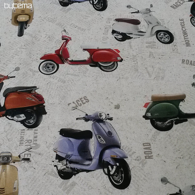 Dekorační látka skůtr VESPA