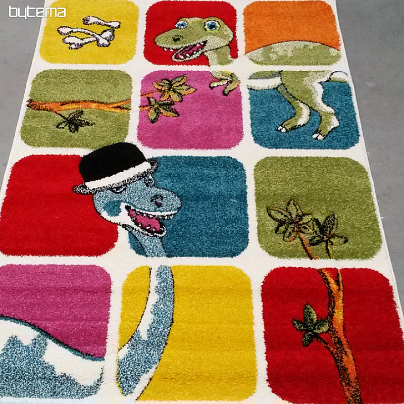 Dětský kusový koberec DINO