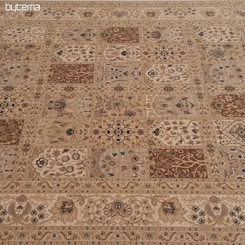 Vlněný klasický koberec DIAMOND ORIENT krémový kazetový