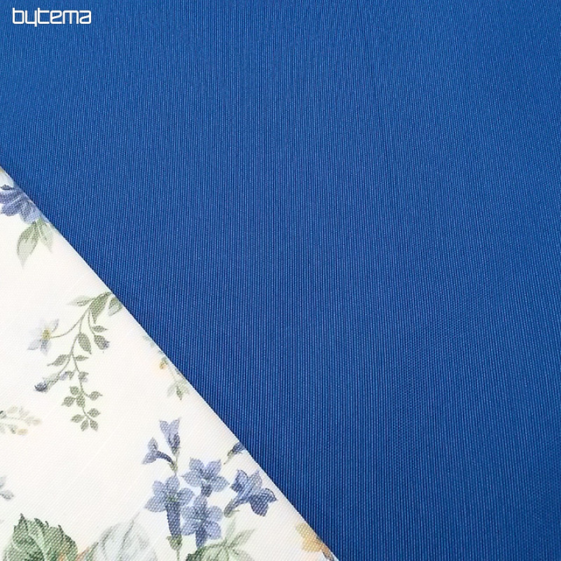 dekorační látka CANVAS LISO 48 modrá kombinace
