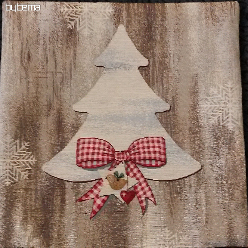 Povlak na vánoční dekorační polštář COUNTRY TREE