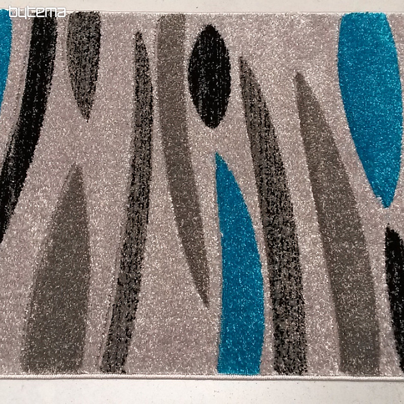 Kusový koberec FANTASY šedý tyrkys