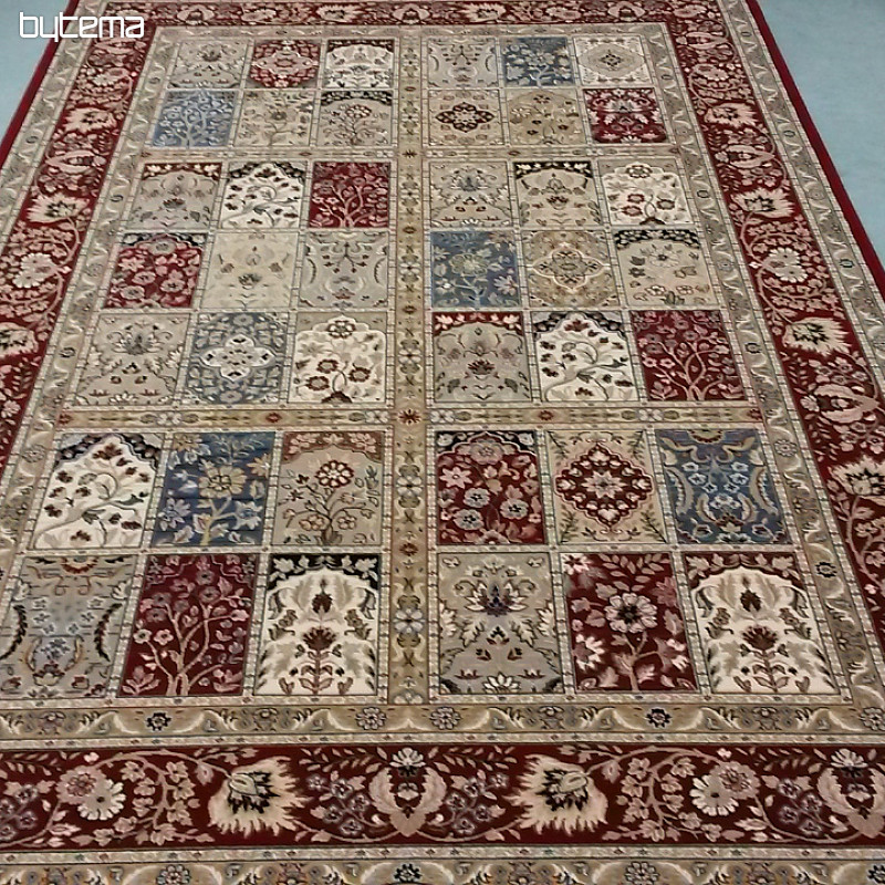 Vlněný klasický koberec DIAMOND ORIENT 7216/300 kazetový