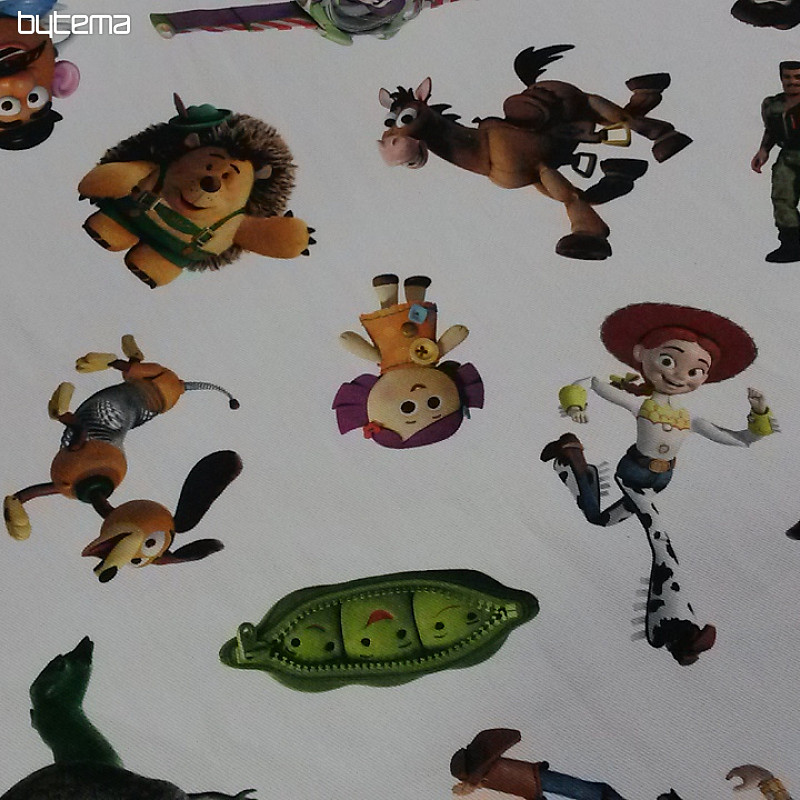 Dětská dekorační látka TOY STORY velké