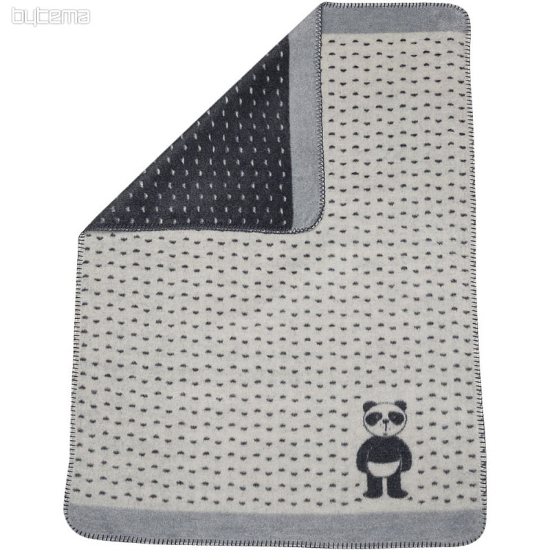 Dětská bavlněná deka DF PANDA 100x75
