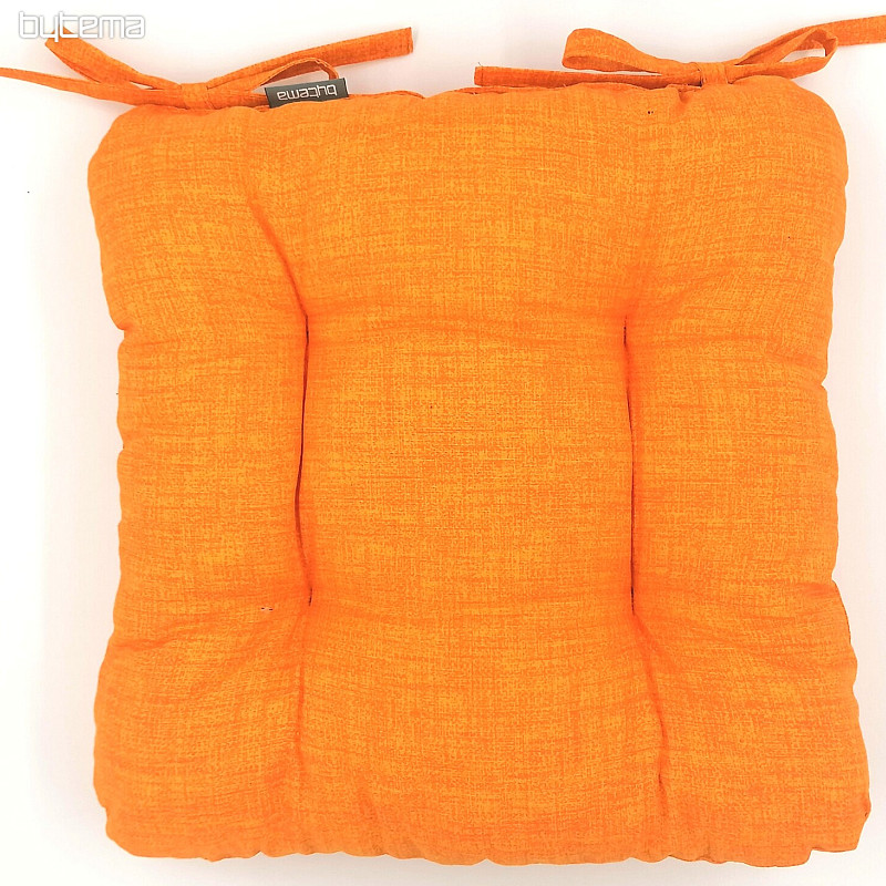 Sedáky na židle EDGAR oranžové 202