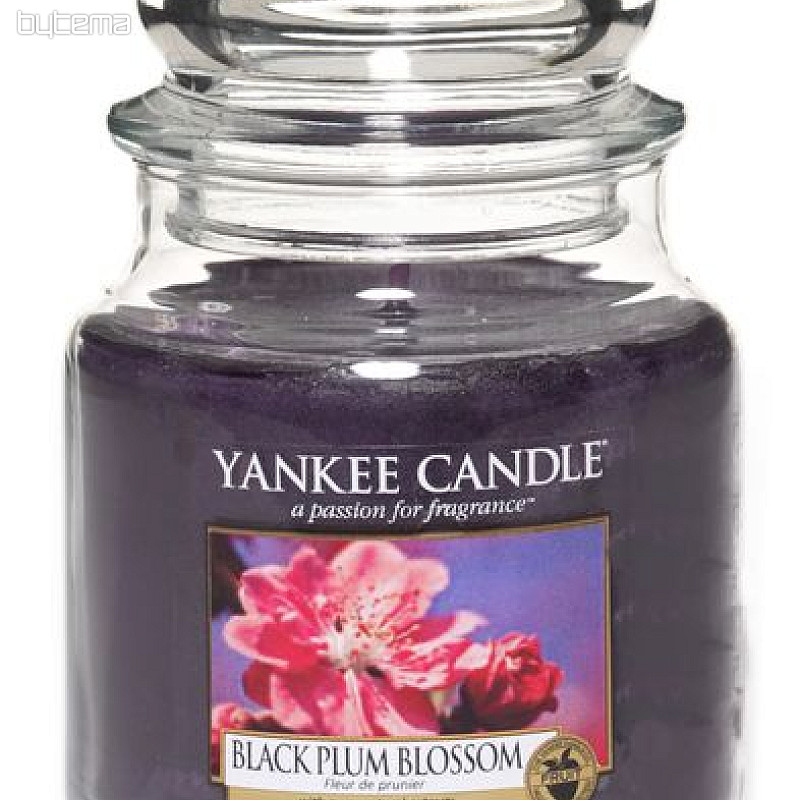 svíčka YANKEE CANDLE vůně BLACK PLUM BLOSSOM