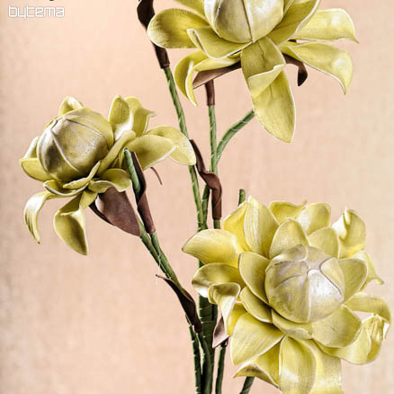 Dekorativní květina sv. zelená 114 cm 3-79