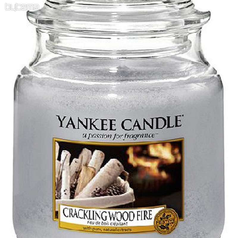 svíčka YANKEE CANDLE vůně CRACKLING WOOD FIREX