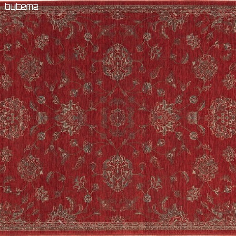 vlněný koberec DJOBIE klasik červený