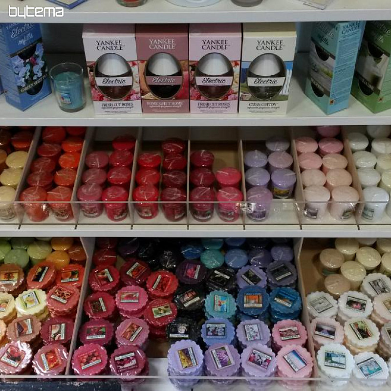 YANKEE CANDLE vosky a votivní svíčky, aromalampy