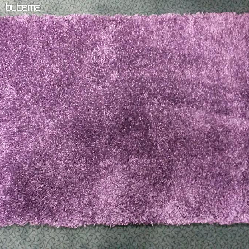 SHAGGY koberec vysoký vlas fialový