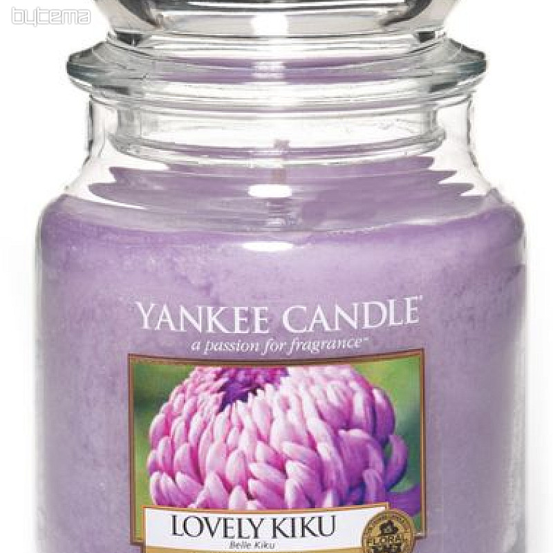 svíčka YANKEE CANDLE vůně LOVELY KIKU - krásný kiku