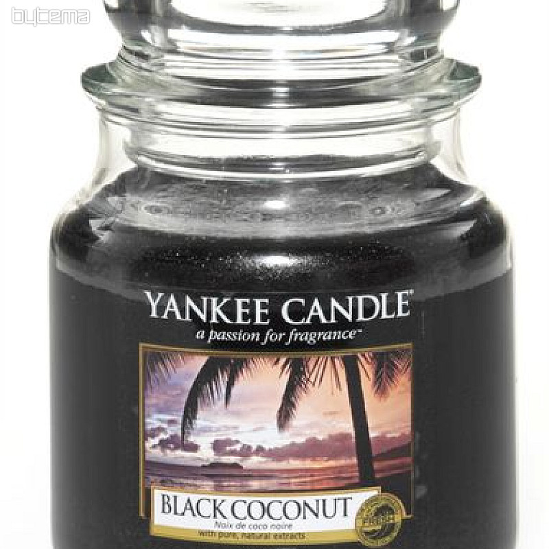 svíčka YANKEE CANDLE vůně BLACK COCONUT - černý kokos