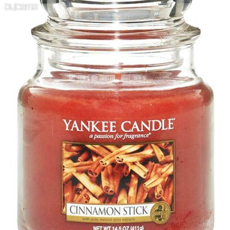 svíčka YANKEE CANDLE vůně CINNAMON STICK - skořicová tyčinka
