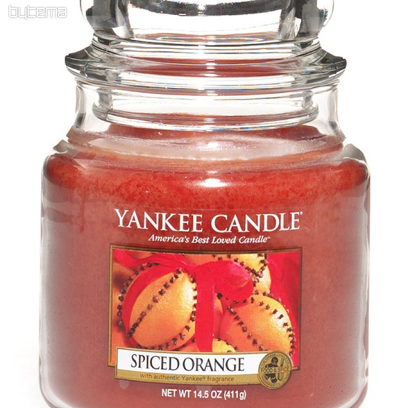 svíčka YANKEE CANDLE vůně SPICED ORANGE - pomeranč se špetkou koření