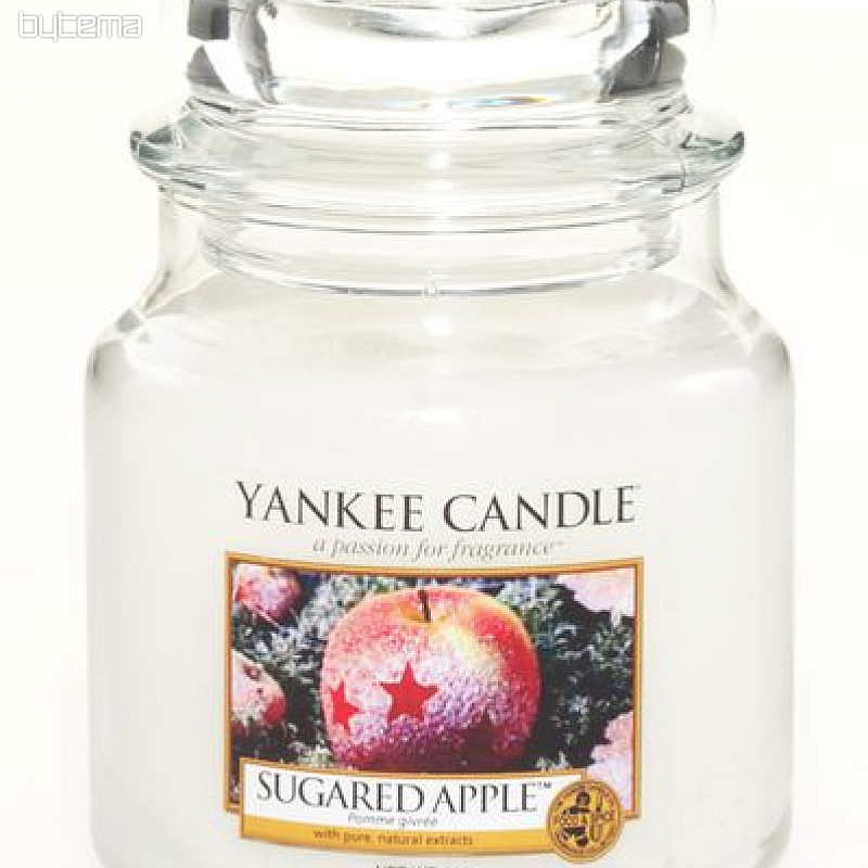 svíčka YANKEE CANDLE vůně SUGARED APPLE - pocokrované jablko