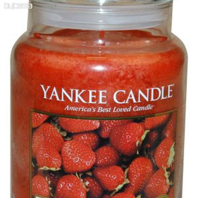 svíčka YANKEE CANDLE vůně SWEET STRAWBERRY - sladké jahody