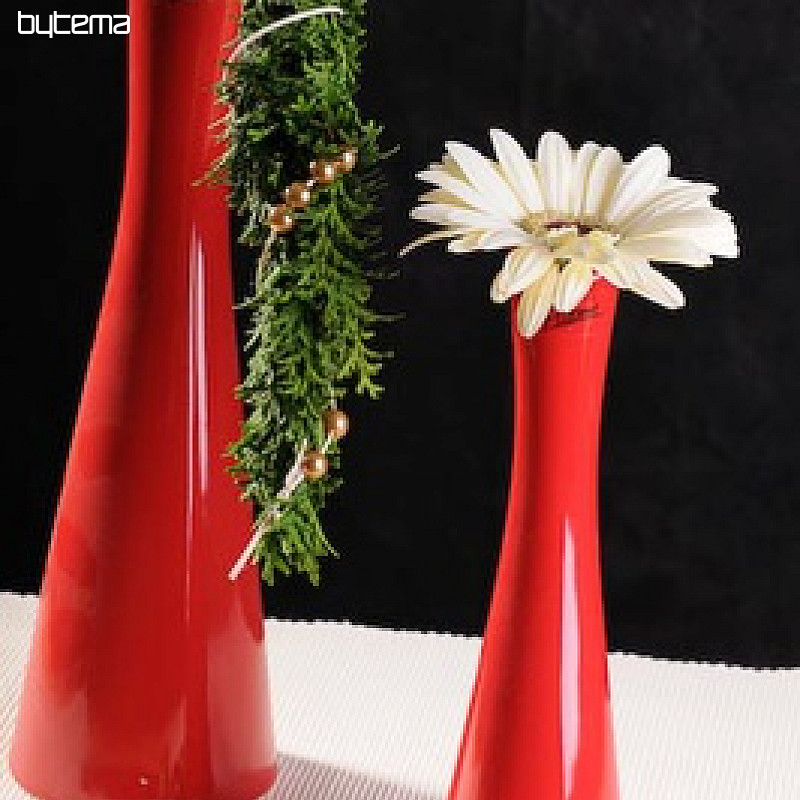 Váza z pocelánu LINK červená