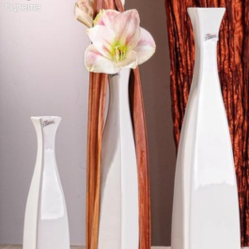 porcelánová váza  TULLY bílá