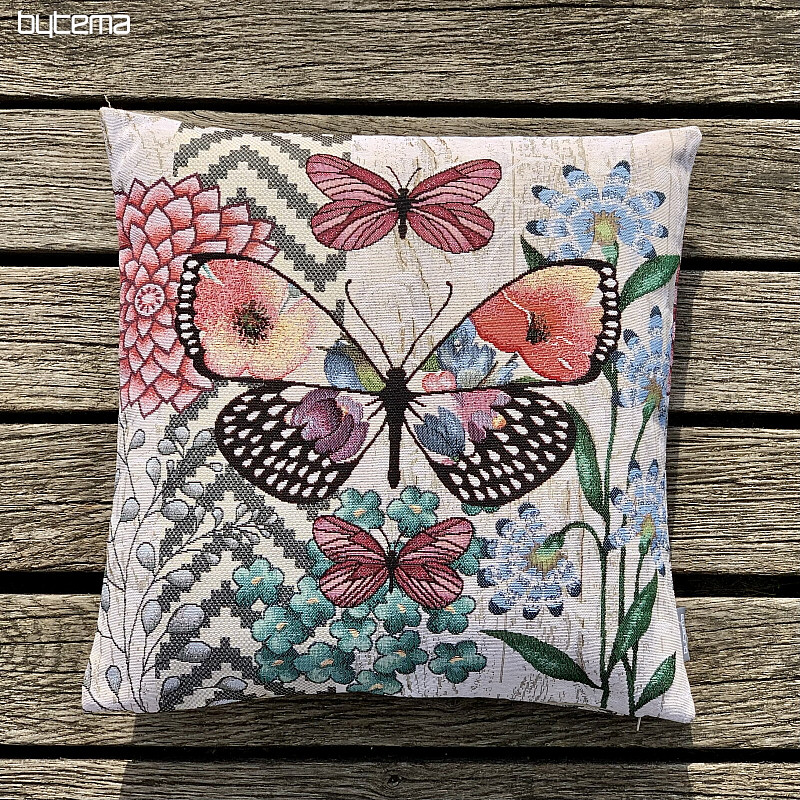 Gobelínový povlak na polštář FEEL BUTTERFLY 1