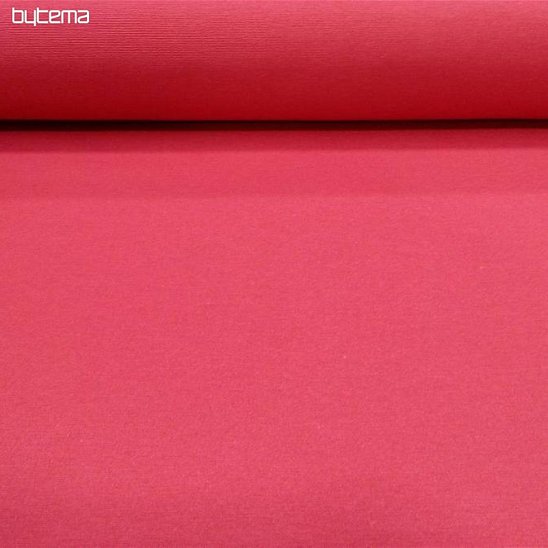 Dekorační látka jednobarevná LISO 302 červená