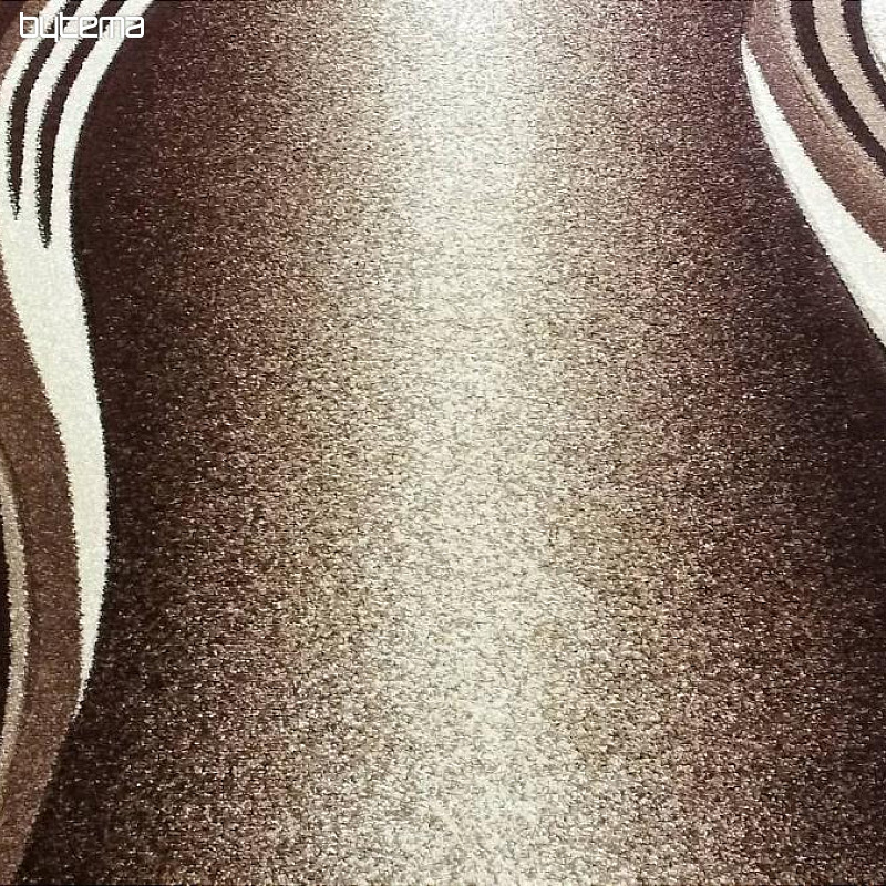 Kusový koberec ENIGMA hnědý