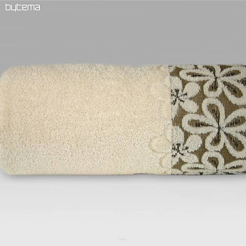 Luxusní ručník a osuška BELLA krémový