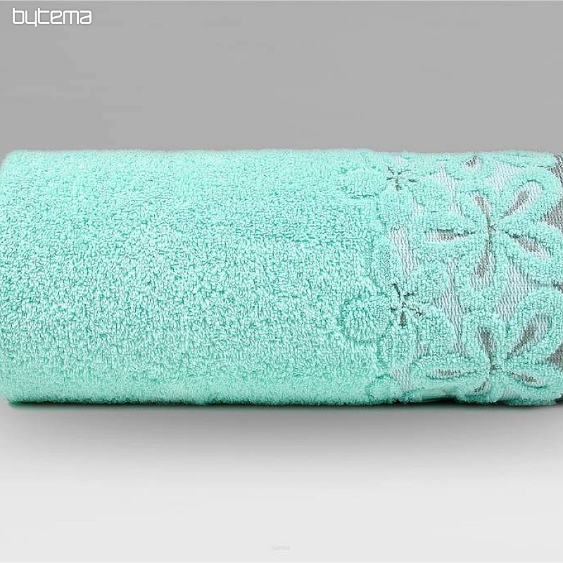 Luxusní ručník a osuška BELLA tyrkys zelená