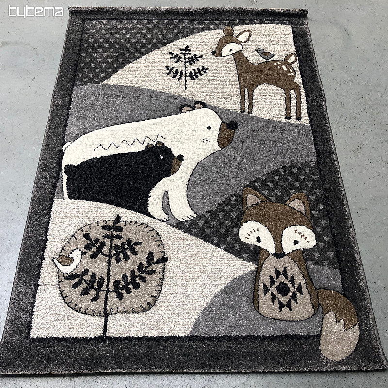 Dětský koberec VEGAS lesní zvířátka