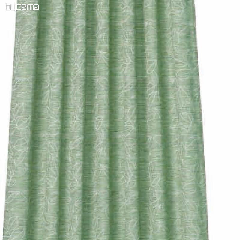 Dekorační závěs FLORENTI zelený 146x245 cm