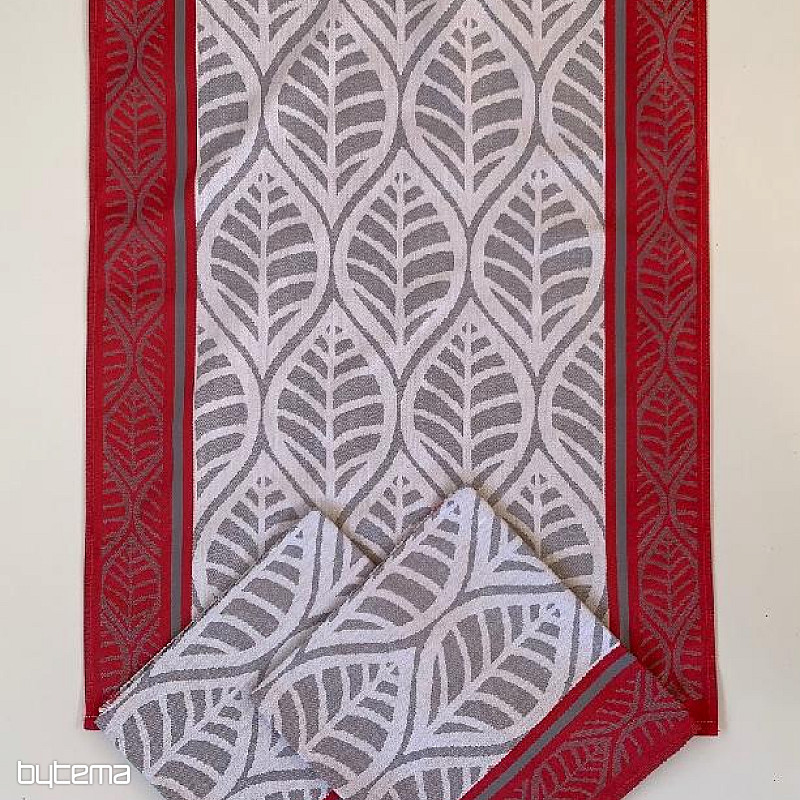 Utěrky LISTY ČERVENÉ 3 ks