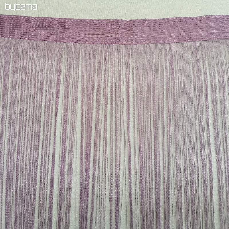 Provázková záclona - fialová 150 cm x 280 cm