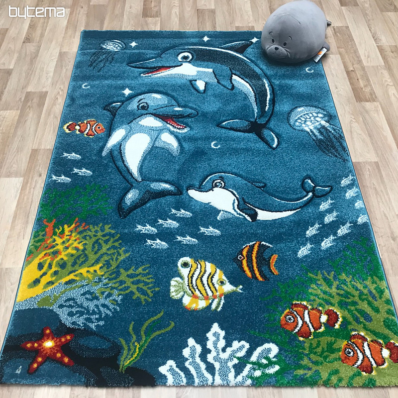 Dětský kusový koberec DELFÍNI