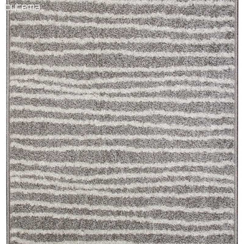 Kusový koberec LOTTO pruhy šedá/bílá