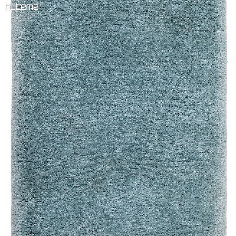 Kusový koberec SHAGGY MONACO tyrkysový