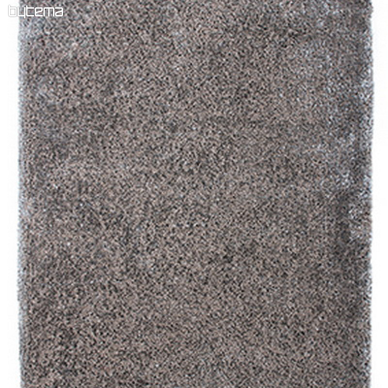 Kusový koberec SHAGGY MONACO stříbrný